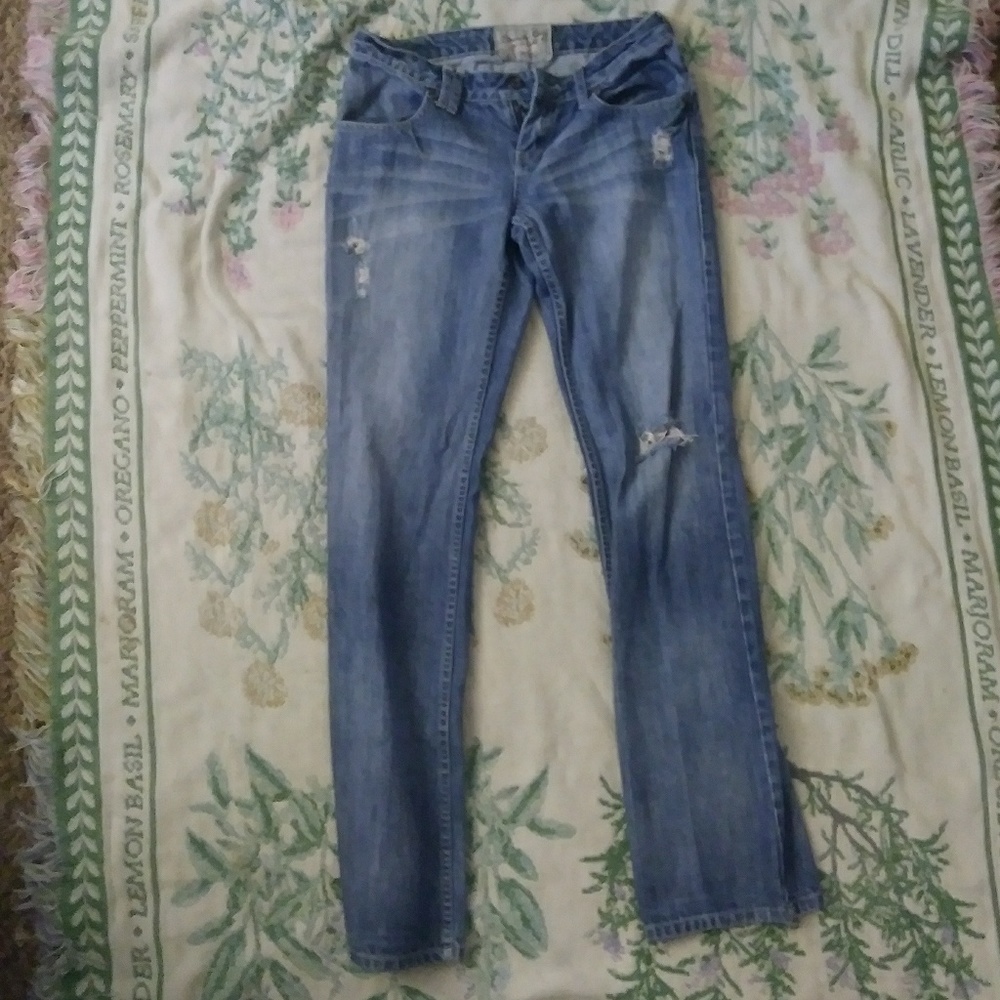 Light blue jeans